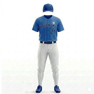 Ensemble d'uniformes de baseball fiables pour hommes, tissu doux, design respirant, idéal pour l'entraînement, les matchs, les clubs et les activités sportives d'équipe - Product Image 1
