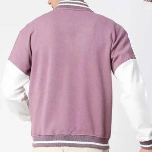 Custom Men's Canvas Varsity Jacket Streetwear Baseball University Letterman Jackets For men - Product Image 5