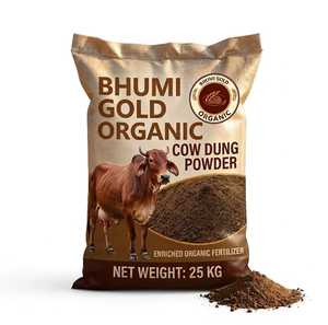 Compre Polvo de Estiércol de Vaca 100% Natural y Orgánico, Residuos Agrícolas Exportados de la India por Bhumi Gold Organic con 24 Meses de Vida Útil - Product Image 1
