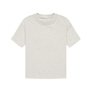 เสื้อยืดคอกลมแขนสั้นผู้ชาย สีพื้น ผ้าฝ้าย ทรงปกติ สไตล์ลำลอง ผ้าเจอร์ซีย์ถัก โลโก้ด้านหน้า ระบายอากาศได้ดี - Product Image 5