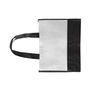 Sac en toile 100% coton avec poche intérieure, fermeture éclair couleur personnalisée, vente en gros, logo personnalisé et couleur unie, robuste - Product Image 3