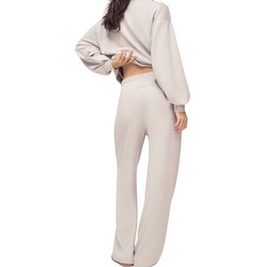 Pantalones Deportivos de Algodón Holgados para Mujer al por Mayor, Pantalones Casuales con Logotipo Personalizado, Proveedor OEM - Product Image 5