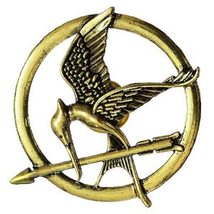 Broche en forme d'oiseau doré sur le thème de Hollywood pour hommes, élégante épingle de revers en métal pour vestes, sacs et costumes - Product Image 3