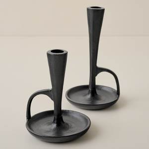 Features a rustic forged <b>black</b> finish that enhances its timeless appeal and complements farmhouse, industrial, vintage - Product Image 2