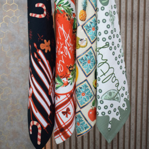 Paño de Cocina Decorativo 100% Lino Puro Estampado, Paño Absorbente para Secar Platos, Reutilizable, Ecológico, Textil para el Hogar - Product Image 1