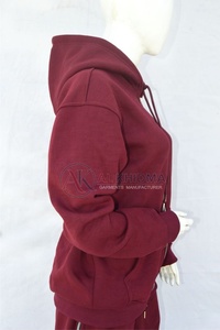 Ropa Deportiva Personalizada para Mujer, Talla Grande, Sudadera con Capucha Informal de Manga Larga para Invierno/Primavera, Transpirable, 100% Algodón Orgánico - Product Image 2