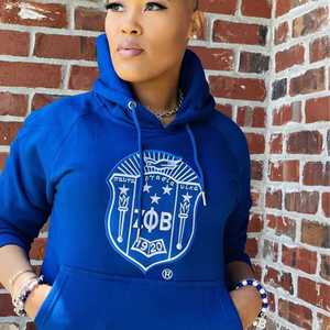 เสื้อฮู้ด Zeta Phi Beta พรีเมียม ปักลายเชนิลล์ เสื้อผ้าชมรมพี่น้องชาวกรีก สำหรับทุกเพศ ทำจากผ้าฝ้าย - Product Image 5