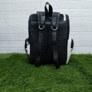 Sac à dos en cuir de vachette véritable, souple, unisexe, décontracté, pour usage quotidien, avec bretelles et fermeture éclair, durable - Product Image 4