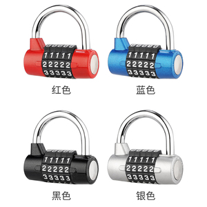 Combination Padlock 4 5 Digit Password <b>Lock</b> For <b>Suitcase</b> Drawer Cabinet Storage Box Mini Stationery Box Mechanical <b>Lock</b> - Product Image 5