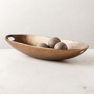 Bol à noix en bois fait main, bol à fruits en bois pour servir les noix et les bonbons, provenant de la région indienne - Product Image 5