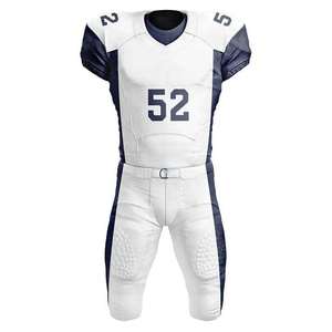 Conjunto de Uniforme de Fútbol Americano, Jersey y Pantalones Ligeros que Absorben la Humedad, para Entrenamiento Atlético y Partidos - Product Image 3