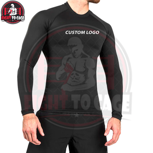 Rashguard Deportivo para Adultos de Alta Calidad, Duradero, Ligero, de Secado Rápido, Manga Larga, Protección UV, con Estampado Digital, para MMA - Product Image 3