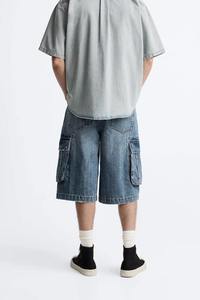 Proveedor de Shorts de Mezclilla Personalizados, Shorts de Mezclilla con Dobladillo Crudo, Shorts de Mezclilla a la Moda, Venta al por Mayor, Listos para Enviar - Product Image 2