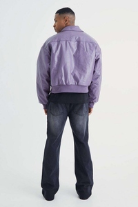 Veste d'hiver en cuir de vache véritable pour homme, effet peau de crocodile, vintage, faite à la main, tendance, vente en gros - Product Image 5