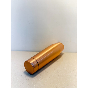Handcrafted Pure Copper Water <b>Bottle</b> for Ayurveda Wellness Leak-Proof Jointless and Eco-Friendly Copper <b>Flask</b> for Office - Product Image 5