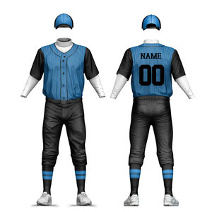 Uniformes de Béisbol Hechos con Material 100% Poliéster, Diseño Personalizado, Uniformes de Béisbol de Alta Calidad a Precio de Mayoreo - Product Image 1