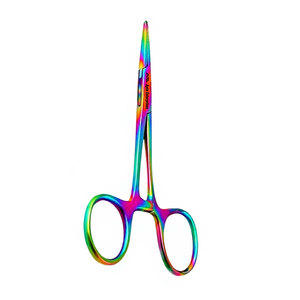 Pinza Hemostática Mosquito de 5 Pulgadas, Recta, Multicolor Arcoíris de Titanio, Acero Inoxidable de Grado Alemán, Pinza Quirúrgica Hemostática - Product Image 6