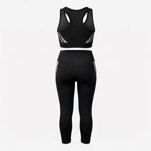 Ensemble de yoga 2 pièces pour femme, tenue de sport, vêtements de fitness, soutien-gorge de sport et leggings pour la course à pied - Product Image 2