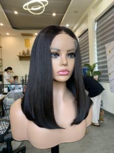 วิกผมบ๊อบตัดตรงแบบ Bone Straight  ผมแท้เวอร์จิ้นเรมี่ 100% ผมมนุษย์เวียดนาม  แบบดิบ ไม่ผ่านการแปรรูป  แบบต่อผม VNHL น้ำหนัก 100 กรัม - Product Image 6
