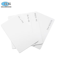 Échantillons Gratuits Carte Intelligente PVC Étanche Taille Standard CR80 Blanche Imprimable Sans Contact Plastique 216 RFID