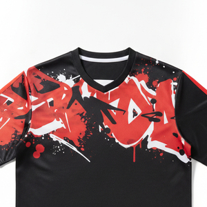 T-shirt d'entraînement extensible quadridirectionnel pour hommes, vêtements de sport fonctionnels pour la gym et le fitness, marque privée, séchage rapide, tenue athlétique pour la course à pied - Product Image 4