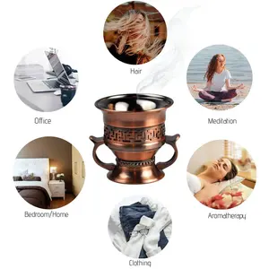 Luxury Religious Ornamental Bakhoor <b>Incense</b> Burner Crafted for Arabic <b>Oud</b> Offering Refined Aroma Eco-friendly Interior - Product Image 2