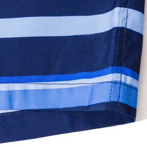 กางเกงว่ายน้ำพรีเมียมสำหรับผู้ชาย |   กางเกงชายหาดแห้งเร็วสีน้ำเงินโคบอลต์ลายทางหลายเส้น สำหรับเล่นเซิร์ฟในเมืองช่วงฤดูร้อน กางเกงบอร์ดชอร์ตแบบมีซับใน - Product Image 5