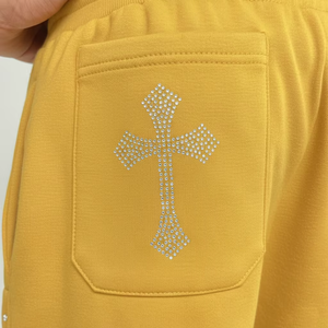 Pantalones Cortos Deportivos para Hombre, de Poliéster/Algodón, con Bolsillos Delanteros, Logotipo, Transpirables, de Secado Rápido, con Cierre de Cordón, para Gimnasio, Casual, Descanso y Entrenamiento - Product Image 6