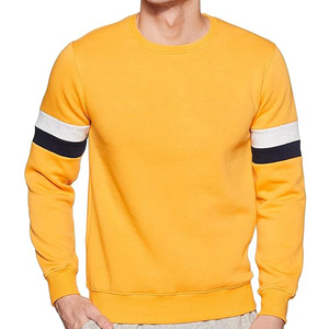 เสื้อสเวตเชิ้ตผ้าฝ้ายคุณภาพสูง ถักทอแบบเรียบ สีพื้น สำหรับผู้ใหญ่ คอกลม ซักง่าย ไม่ต้องซักเป็นพิเศษ - Product Image 3