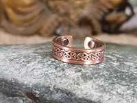 Qualité supérieure, élégant, classique, écologique, anneau en cuivre brun, bijoux, mode, couvercles personnalisés pour articles de boisson, maison, bureau, extérieur