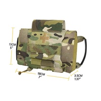 Trousse médicale de premiers secours polyvalente pour activités de plein air, avec système de tirage rapide pour survie d'urgence, camping et chasse