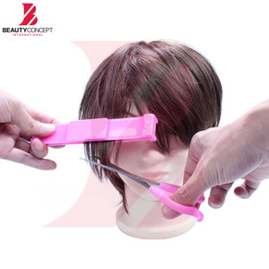 กรรไกรซอยผมด้ามพลาสติกสีชมพูสำหรับช่างตัดผมมืออาชีพ ผลิตโดย OEM  ใบมีดสแตนเลส - Product Image 3