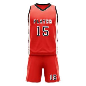 Uniforme de basket-ball unisexe personnalisé pour hommes et femmes, respirant, séchage rapide, 100% polyester, logo imprimé par sublimation, ensemble veste et short - Product Image 3