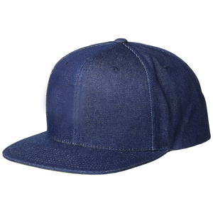 Casquette de baseball unisexe à 6 panneaux, ajustée, en tissu denim uni, décontractée, pour adulte, noire, 58-60 cm - Product Image 2