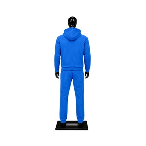 Conjunto Deportivo Personalizado Azul Rey para Hombre, Sudadera con Capucha y Pantalones Jogger, Logotipo Impreso, Ropa Deportiva Casual, Venta al Por Mayor OEM - Product Image 2