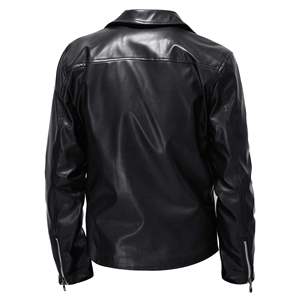 Veste en cuir PU originale pour homme, hiver, classique, tendance, logo sur le devant personnalisable, fabriquée au Pakistan - Product Image 2