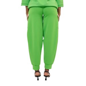 Jogging cargo vert de luxe pour femme – Pantalon de survêtement en molleton premium vert avec poches cargo, style décontracté et athlétique - Product Image 6