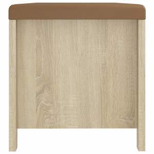Sonoma Oak 41.3"x15.7"x17.7" Home Furniture <b>Storage</b> <b>Box</b> with Cushion - Product Image 6
