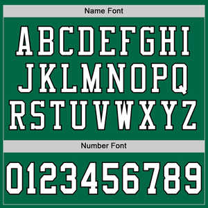 Camiseta de Rugby Personalizada con Nombre y Número del Equipo, Cuello en V, Color Verde Kelly, Uniforme Deportivo Holgado de Secado Rápido - Product Image 4