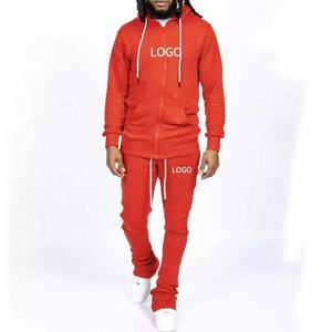 Chándal deportivo de alta calidad para hombre, conjuntos de 2 piezas a la última moda, trajes para el sudor a granel, logotipo personalizado - Product Image 3