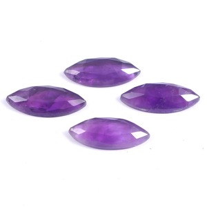 Gema suelta de amatista con corte marquesa, precio de fábrica para proveedores al por mayor, calidad fina para la fabricación de joyas - Product Image 1