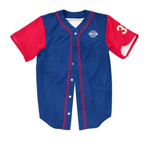 Maillots de baseball américains personnalisés vestes uniformes de sublimation patchs de broderie vêtements de jeu d'équipe - Product Image 2