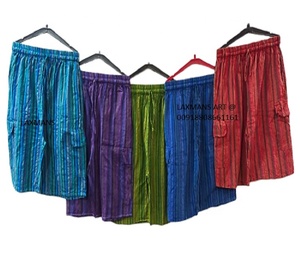 Nuevo diseño de algodón impreso señoras pantalones cortos mantra impreso pantalones al por mayor pantalones cortos de algodón pantalones cortos bohemios impresos - Product Image 1