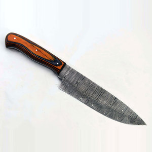 Juego de Cuchillos de Chef de Acero de Damasco Tradicional, Colección de Cuchillos de Cocina Profesionales, Diseño Artesanal para Uso Diario - Product Image 3