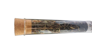 Conteneur en verre borosilicate cylindrique avec bouchon en bois pour le stockage en laboratoire et les applications de présentation d'échantillons - Product Image 1