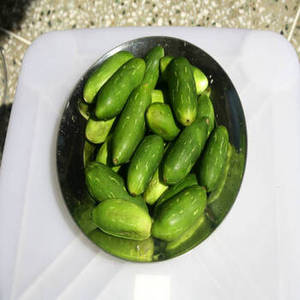 Cornichons indiens frais, recette indienne traditionnelle, texture croustillante, saveur salée, conservés dans la saumure, qualité supérieure, 1 kg, expédition mondiale - Product Image 5