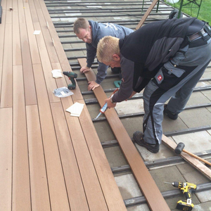 ألواح حائط مقاومة للماء من كلوريد الخيزران من كلوريد البولي فينيل WPC بتأثير ثلاثي الأبعاد للديكور الداخلي لغرف المعيشة والفندق - Product Image 4