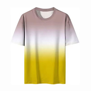Ensemble T-shirt et short blancs à manches courtes et col rond pour homme, coupe ample, sportif, respirant, 100 % coton, imprimé motif, séchage rapide, tricoté - Product Image 6