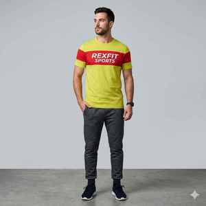 เสื้อยืดแขนยาวสำหรับวิ่งผู้ชาย REXFIT SPORTS OEM เนื้อผ้านุ่ม ระบายอากาศได้ดี เสื้อผ้ากีฬาลำลอง - Product Image 6