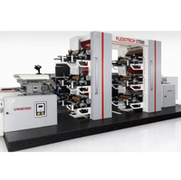 Machine d'impression flexographique de type stack haute performance à usage industriel pour les applications d'impression d'emballages continus